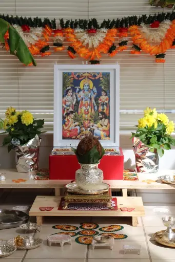 Sathyanarayana Pooja (at Matha)